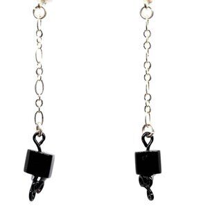 Black Cubes Earrings